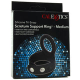 Medium Tri-Snap Scrotum Support Ring in Black