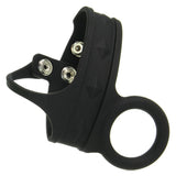 Silicone Tri-Snap Ball Spreader in Black