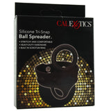 Silicone Tri-Snap Ball Spreader in Black