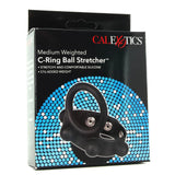Medium Weighted C-Ring Ball Stretcher in Black
