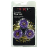 Reversible Cock Ring Set in Purple