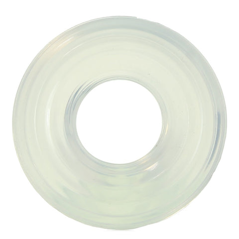 Medium Premium Silicone Cock Ring in Clear
