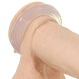 Large Premium Silicone Cock Ring in Clear