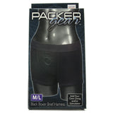 Packer Gear Black Boxer Brief Harness in M/L