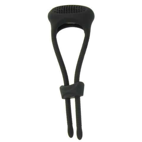 Silicone Ultimate Lasso Cock Tie in Black