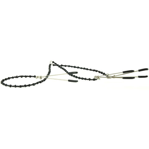 nipple play Intimate Tweezer Clamps in Black