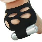 Dr. Joel Silicone Scrotum Support in Black/Silver