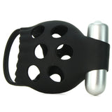 Dr. Joel Silicone Scrotum Support in Black/Silver