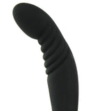 Dr. Joel Silicone Ridged P Vibe in Black