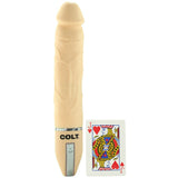 Colt Gear Deep Drill Silicone Vibe in Ivory