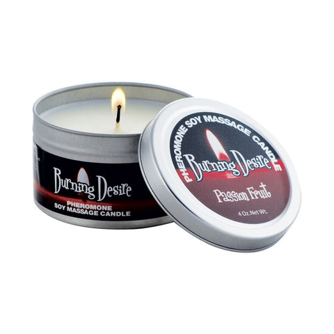 Burning Desire Pheromone Massage Candle in Passion Fruit