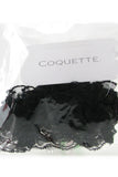 Ruffled Black Lace Leg Garter in OS