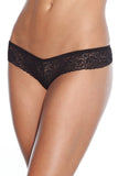 Black Lace Pearl Panty in OS