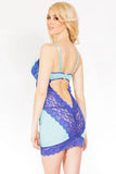 Microfiber & Lace Chemise in S