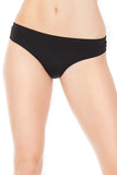 Classic Black Seamless Thong in OSXL