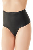 Shape Defining High Waisted Black Thong in OS