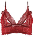 Romantic Red Peek-a-Boo Bra Set in OSXL