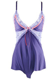 Purple Microfibre Teddy in OS