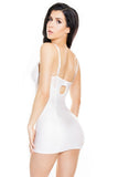 Porcelain Mesh & Lace Chemise in S