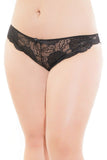 Classic Black High Cut Panty in OSXL