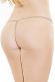Perfectly Nude Floral Lace G-String in OS