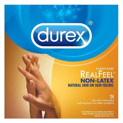 Durex Avanti Bare Real Feel Non-Latex Condoms in 24 Pack