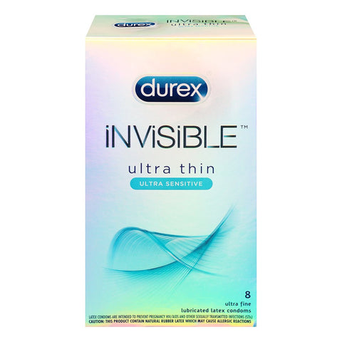 Durex Invisible Condoms in 8 Pack