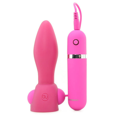 Platinum The Touch Vibrating Plug in Pink