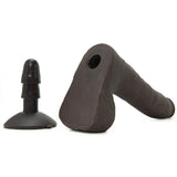 The Realistic 9 Inch Slim UR3 Vac-U-Lock Cock in Black