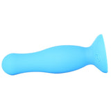 American Pop! 4.5" Mode Silicone Anal Plug in Blue