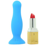 American Pop! 4.5" Mode Silicone Anal Plug in Blue