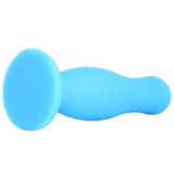 American Pop! 4.5" Mode Silicone Anal Plug in Blue