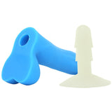 American Pop! Icon Silicone Vac-U-Lock Dildo in Blue