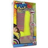 American Pop! Icon Silicone Vac-U-Lock Dildo in Yellow