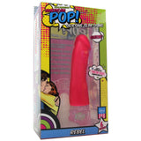 American Pop! Rebel Silicone Vac-U-Lock Dildo in Pink