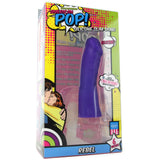 American Pop! Rebel Silicone Vac-U-Lock Dildo in Purple