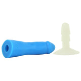 American Pop! Rebel Silicone Vac-U-Lock Dildo in Blue