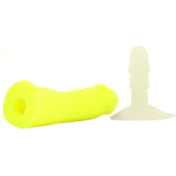 American Pop! Rebel Silicone Vac-U-Lock Dildo in Yellow