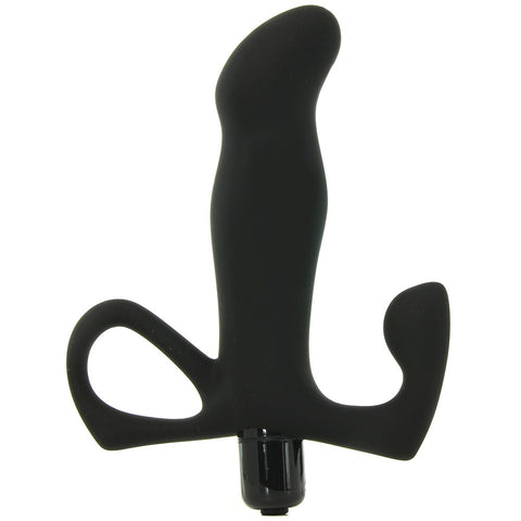 Optimale Vibrating Silicone P-Massager in Black