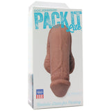 Pack It Lite Realistic Dildo for Packing in Brown