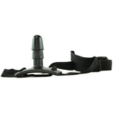 Universal Vac-U-Lock Plug with Strap in Black