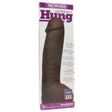 Hung ULTRASKYN Vac-U-Lock Dildo in Black