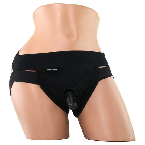 Dual Strap Vac-U-Lock Panty Harness S/M