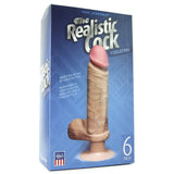 The Realistic 6 Inch Vibrating Cock in White