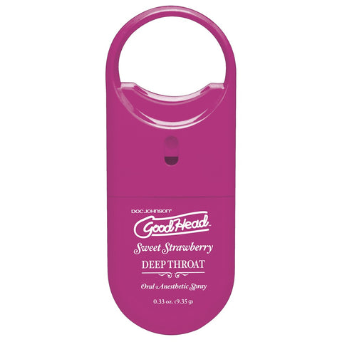GoodHead To-Go Deep Throat Spray in Sweet Strawberry
