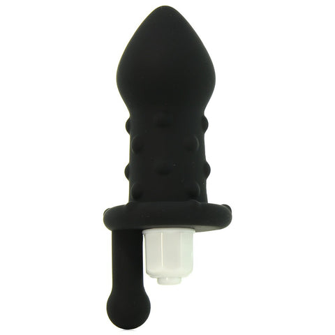 Mood Juicy Vibrating Beaded Plug in Black