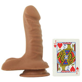 6 Inch ULTRASKYN Super D Dildo in Caramel