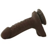 6 Inch ULTRASKYN Super D Dildo in Chocolate