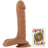 8 Inch ULTRASKYN Super D Dildo in Caramel