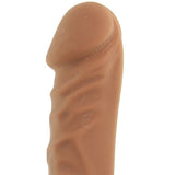 9 Inch ULTRASKYN Super D Dildo in Caramel